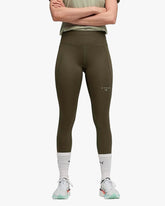 PUMA X HYROX WOMEN'S ESSENTIAL TIGHT DARK OLIVE